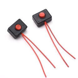 DC 12V 2A Car Push button momentarily Action Wired Switch