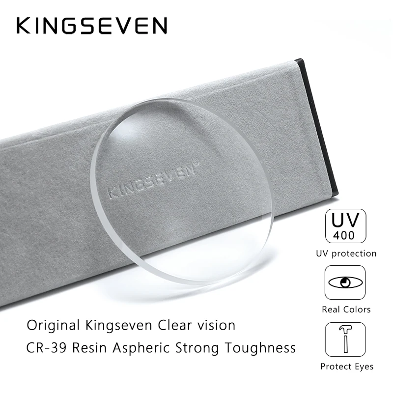 KINGSEVEN Prescription Series 1.56 1.61 1.67 1.74 CR-39 Resin Aspheric Glasses Lenses Myopia Hyperopia Presbyopia Optical Lens