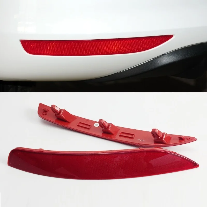 For Fabia  2012-2014 Rear bumper reflector reflective stripe Bumper trim cover False lamp cover 5JD 945 105 5JD 945 106