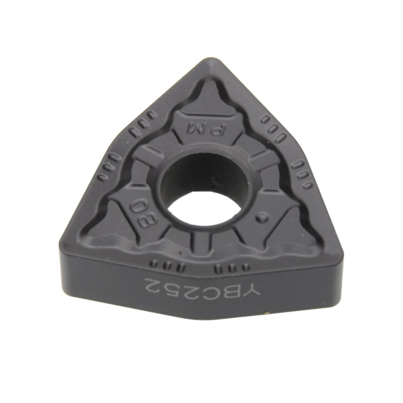 10pcs Turning tool ZCC insert WNMG080408 -PM YBC252 for medium cut of steel WNMG 080408 PM cutter WNMG080408-PM