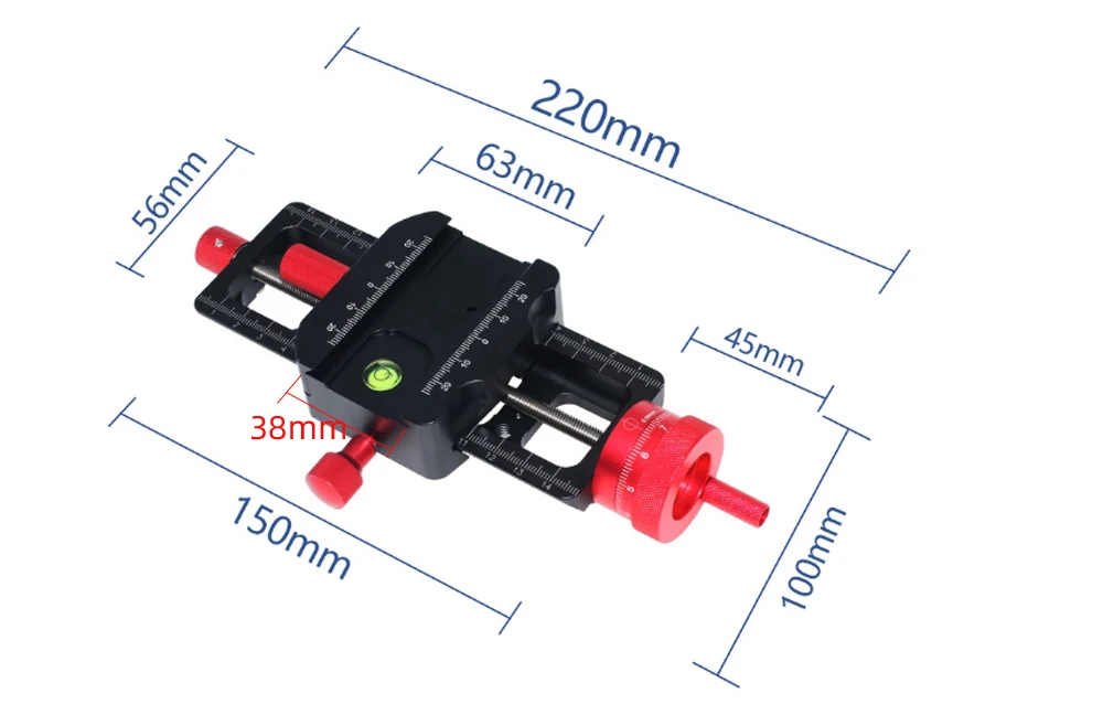 New design Macro Rail for Macro Photography Track, Focus Stacking Precision Focus Slider/Close-up Shooting Clamp Plate Fine-Tuni