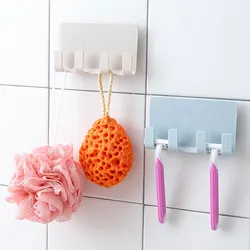 Soporte de carga para teléfono, gancho adhesivo fuerte, estante colgante para baño, colgador de maquinilla de afeitar
