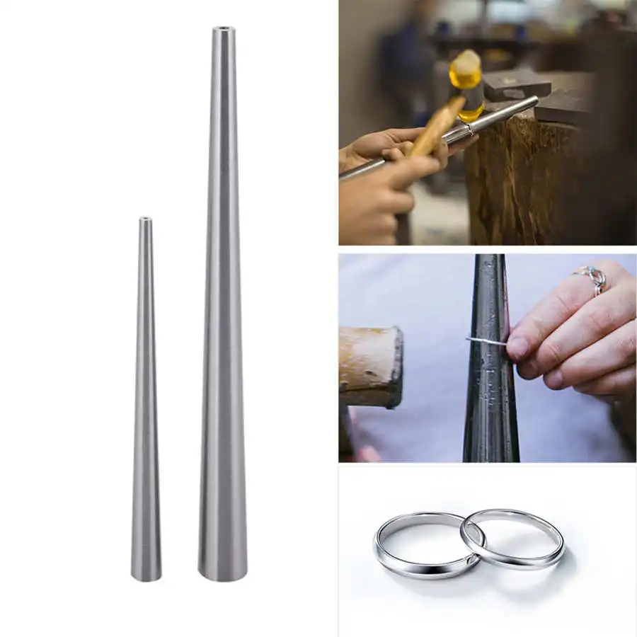 1Pc Stainless Steel Ring Enlarger Stick Ring Enlarger Mandrel Sizer Jewelry Making Ring Forming Tool DIY Jeweler Tool Equipment