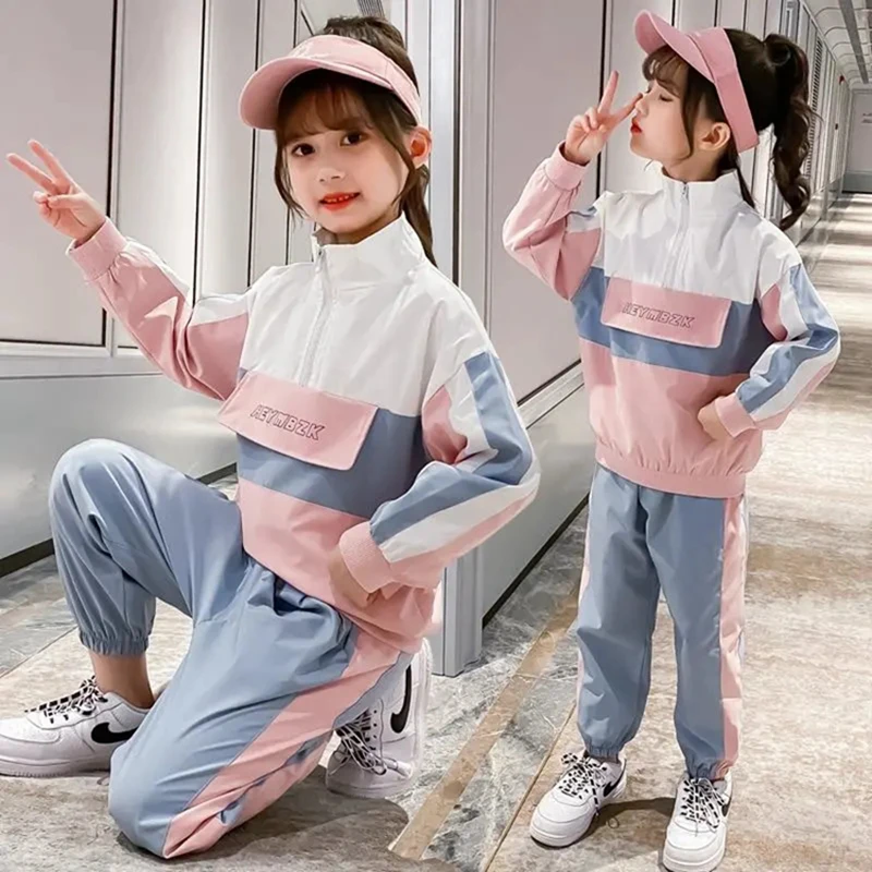 

Children Outfits Spring & Autumn Boys Girls Sports Jacket &Pants 2Pcs/Set Casual Costume Infant Clothing Kids Baby Tracksuits