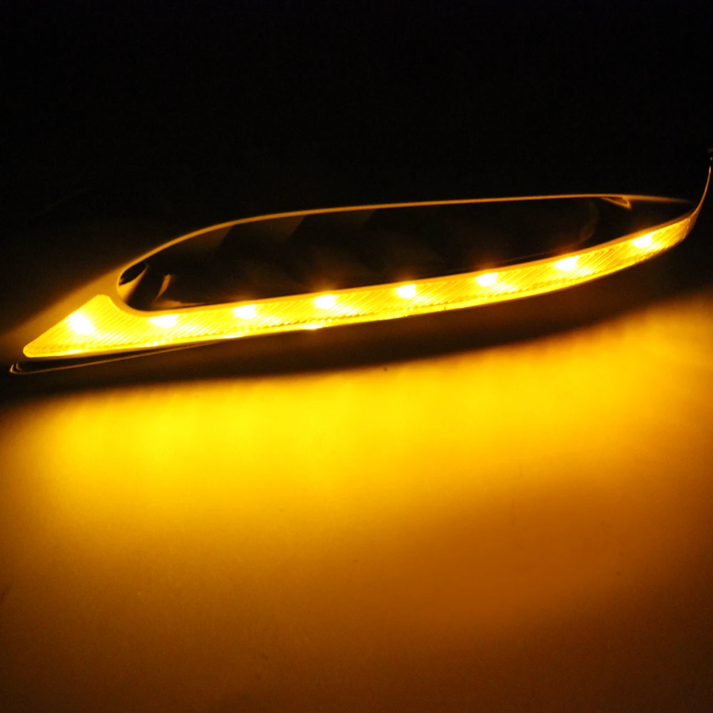 12V Car Side Marker Lights Turn Signal Lamps Lateral LED RGB Decorative Automotive Accessories for Citroen Renault Peugeot BMW view 2