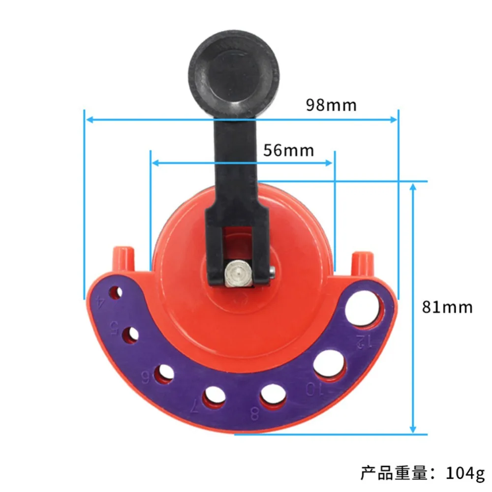 Ceramic Tile Glass Locator Diamond Opening Positioning Guide Drill Bit Guide Hole Clamping Range Construction Tools Drill Guide