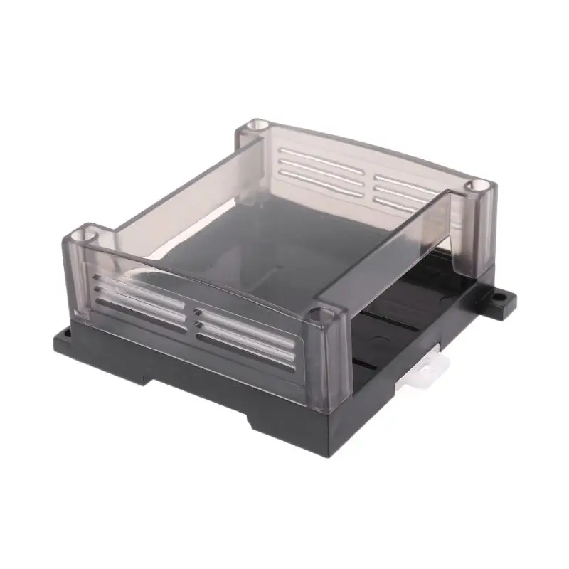 1ks průhledná plastový průmyslový ovládání skříňka panel ohrada pouzdro DIN bariéra promítat elektronická DIY PCB lastura