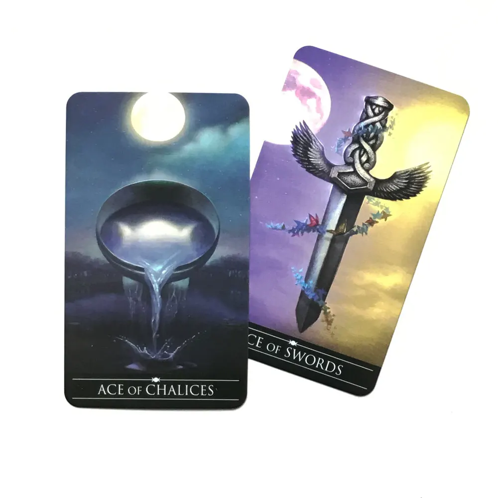 Silver Witchcraft Tarot Funny Board Deck Cards Game For Adult And Children With PDF Guidebook