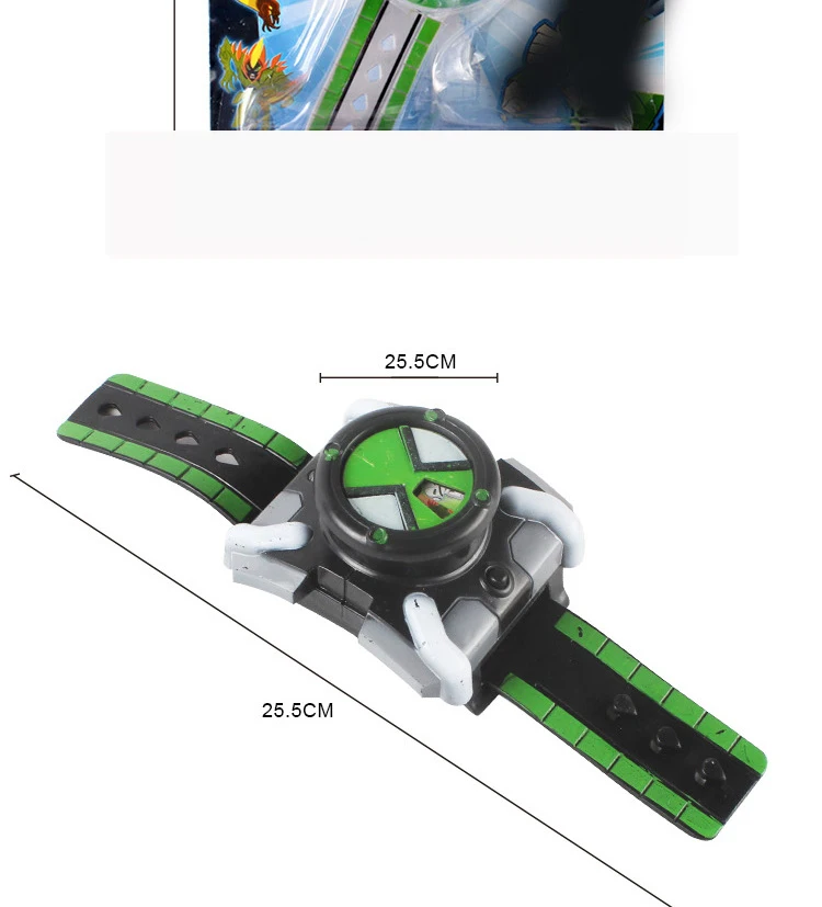 HOT!Omnitrix BEN Watch With 16 Patterns Luminous Toys Projector Cartoon Projection Watch Children Christmas Birthday Gifts