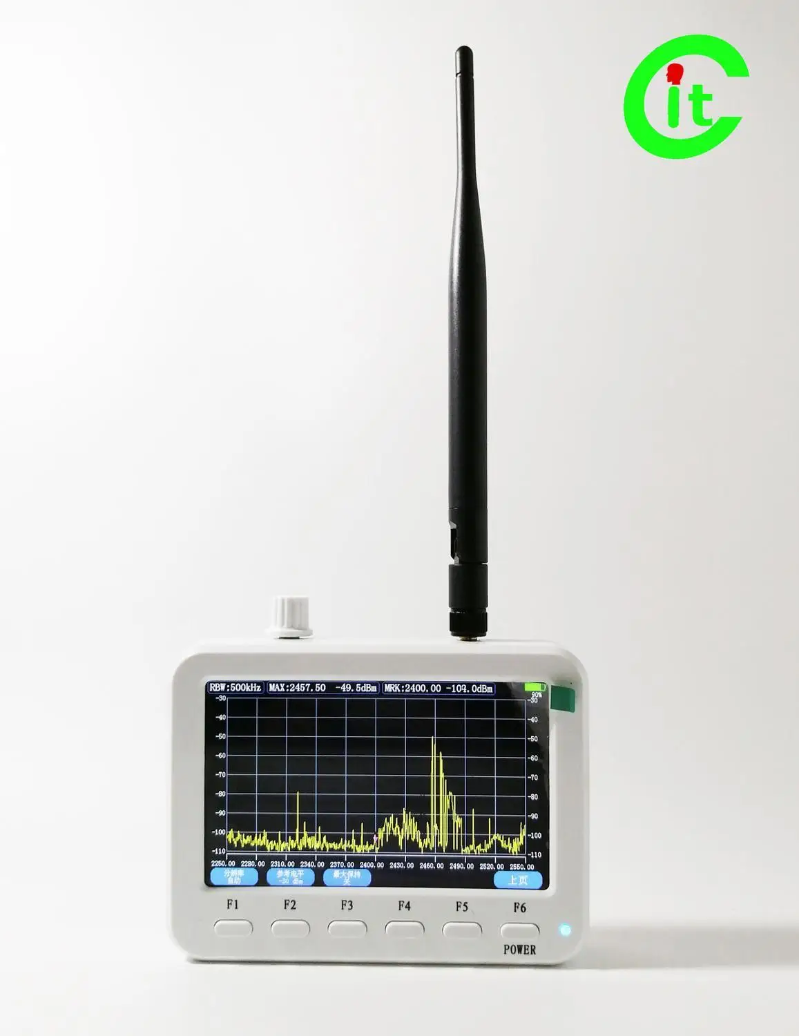 

XT-127 Portable Spectrum Analyzer Signal Frequency Measuring Instrument 10-2700MHz