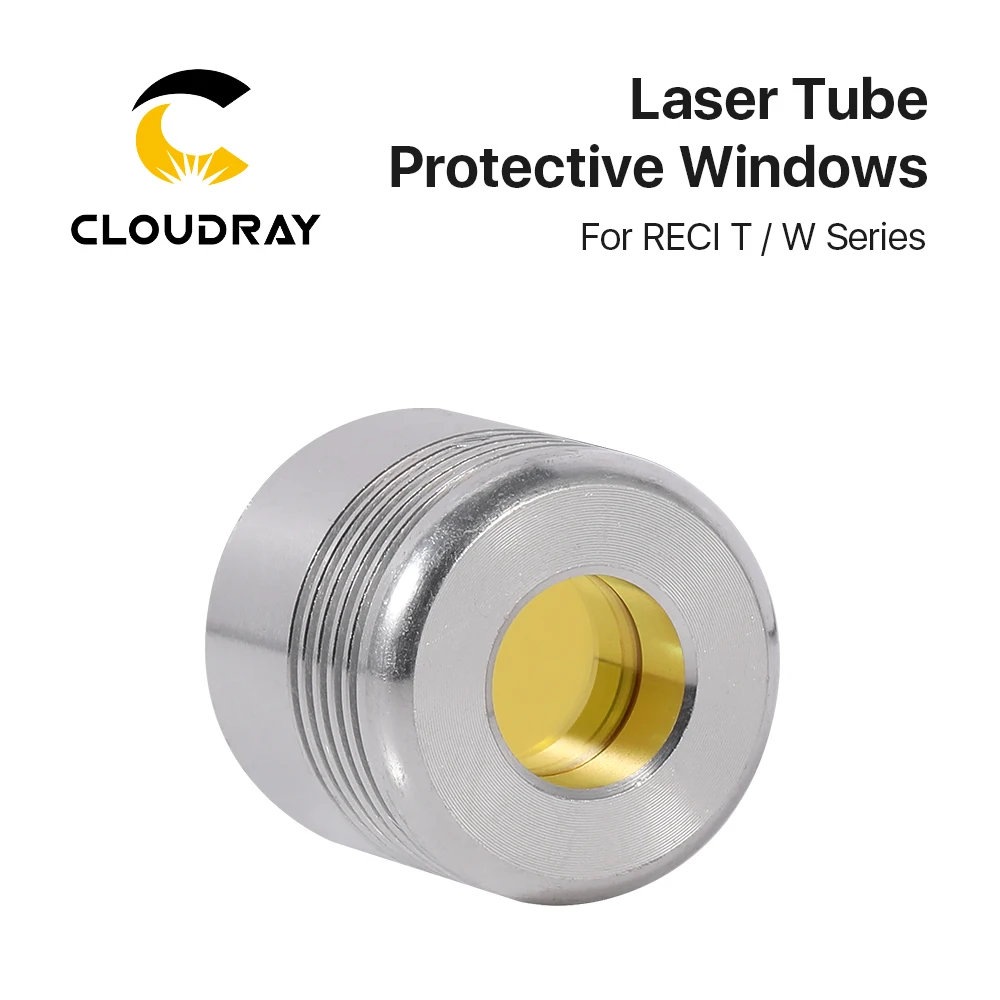 Cloudray Co2 Laser Tube Protective Windows RECI W/T Series Laser Protective Optical Accessories For RECI Series Laser Tube