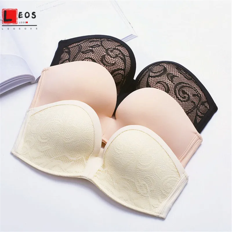 

Women Strapless Sexy Bra Invisible Lingerie Push Up Wireless Bras Seamless Female Sexy Underwear for Wedding Dress Bralette