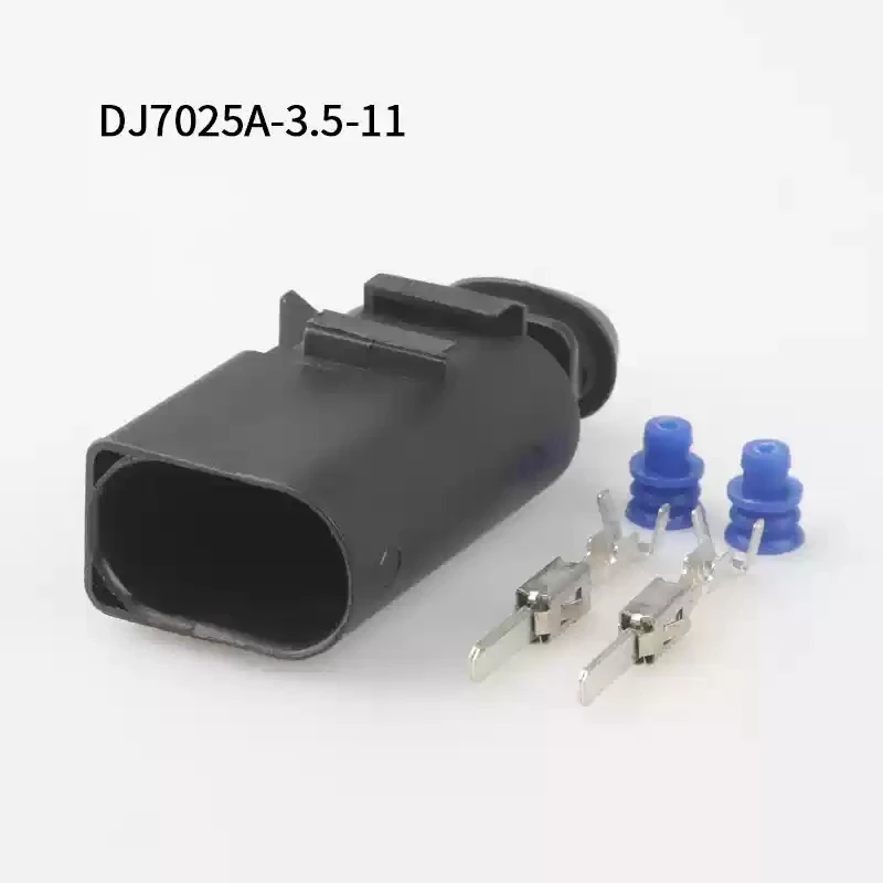 500SETS DJ7025A-3.5-11 3.5mm 2Pin AMP Car Electrical Wire Connectors for Audi ,BMW,Honda,Toyota,NISSAN AND other models.