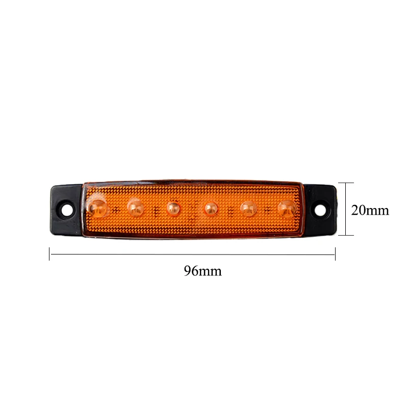 12V 24V LED 6SMD Truck lights led marker light Car Bus Truck Lorry Side Marker Indicator Trailer Lights camion truck accessories