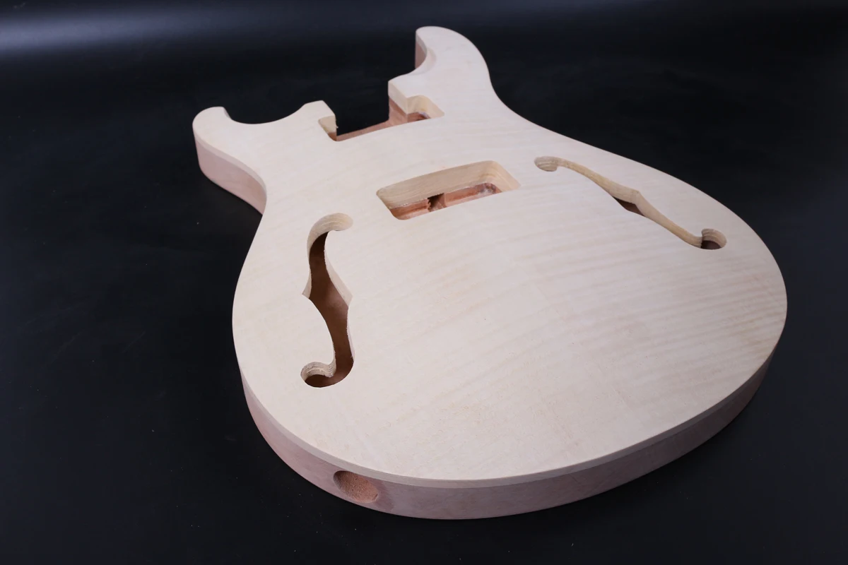 1 left hand  unfinished  electric guitar body, High quality Mahogany wood,   pickup Style.