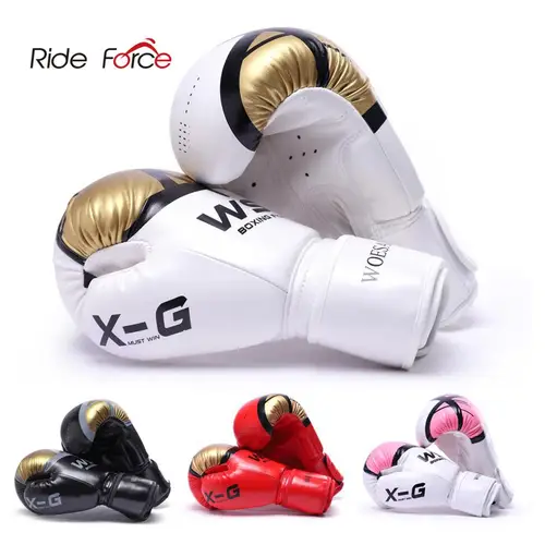 남자 여자를위한 킥 복싱 장갑 PU 가라데 Muay 타이어 Guantes 드 Boxeo 무료 싸움 MMA 산다 훈련 성인 키즈 장비 