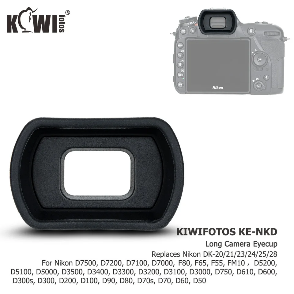 Set Di 5 Mirini Oculari DK-20 Per Nikon – Compatibile Con Reflex D40, D60, D70, D80, D3000, D5100 E Modelli F, Protegge E Migliora La Visione