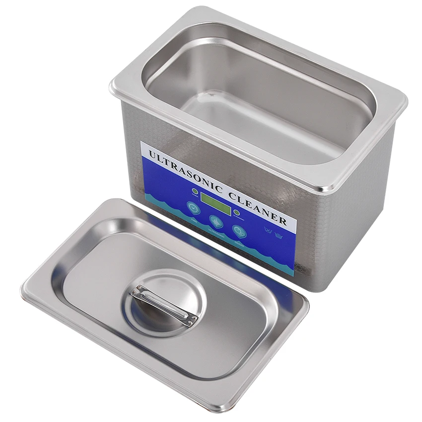0.8L in acciaio inox Digital Ultra sonic Cleaner macchina gioielli occhiali da vista Ultra Sonic pulizia macchina temporizzazione funzione DK-008