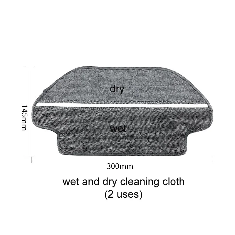 10PCS di vuoto pulitore spazzola Principale lato panno di pulizia accessori per xiaomi norma mijia mi STYJ02YM bagnato spazzare robot mop pro parti