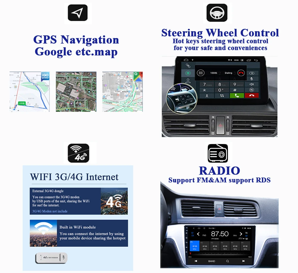 Reproductor Multimedia con GPS para coche, autorradio estéreo con Android 13, Monitor de Carplay, Radio y TV, para Hyundai Matrix 2001 - 2010