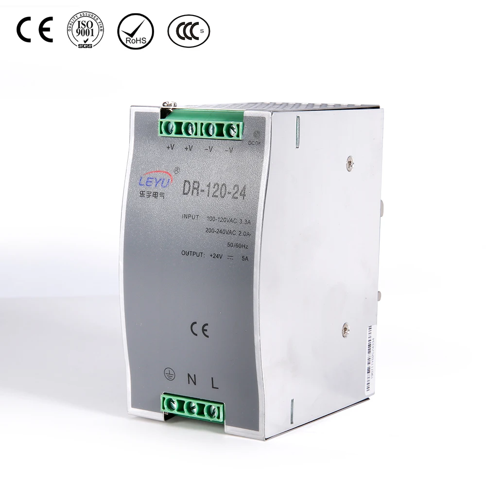 

AC DC single output 120w 48v din rail power supply