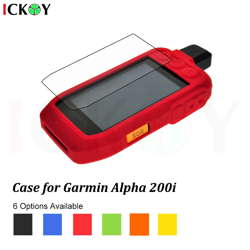 Protect Case + Screen Protector Shield Film for Handheld GPS Garmin Alpha 200i 300i 300 200 Alpha200i Alpha300i Accessories