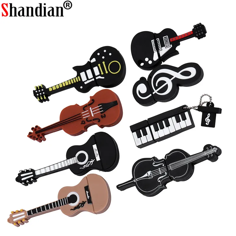 

SHANDIAN HOT usb flash drive pen drive 64GB 32gb 16gb 4gb new Musical Notation model u disk pen driver flash memory usb stick