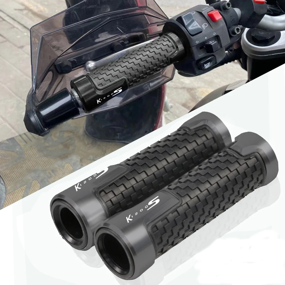 For BMW K1200S K 1200 S K1200 S 7/8'' 22MM Universal Motorcycle Handlebar Grip Anti-Skid handle Bar Motorbike Grips