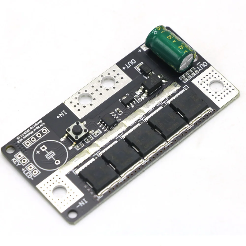 Saldatrice a punti portatile fai-da-te 12V saldatrice a punti per dispositivi di saldatura a circuito stampato per lo stoccaggio della batteria per