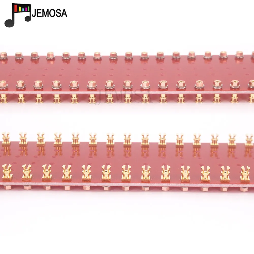 Tablero de torreta de 60 postes, tablero de etiqueta de Terminal de tira artesanal, tablero de tortilla para amplificador de tubo de vacío de Audio Hifi, Kit DIY de 300x60x2mm, 1 unidad