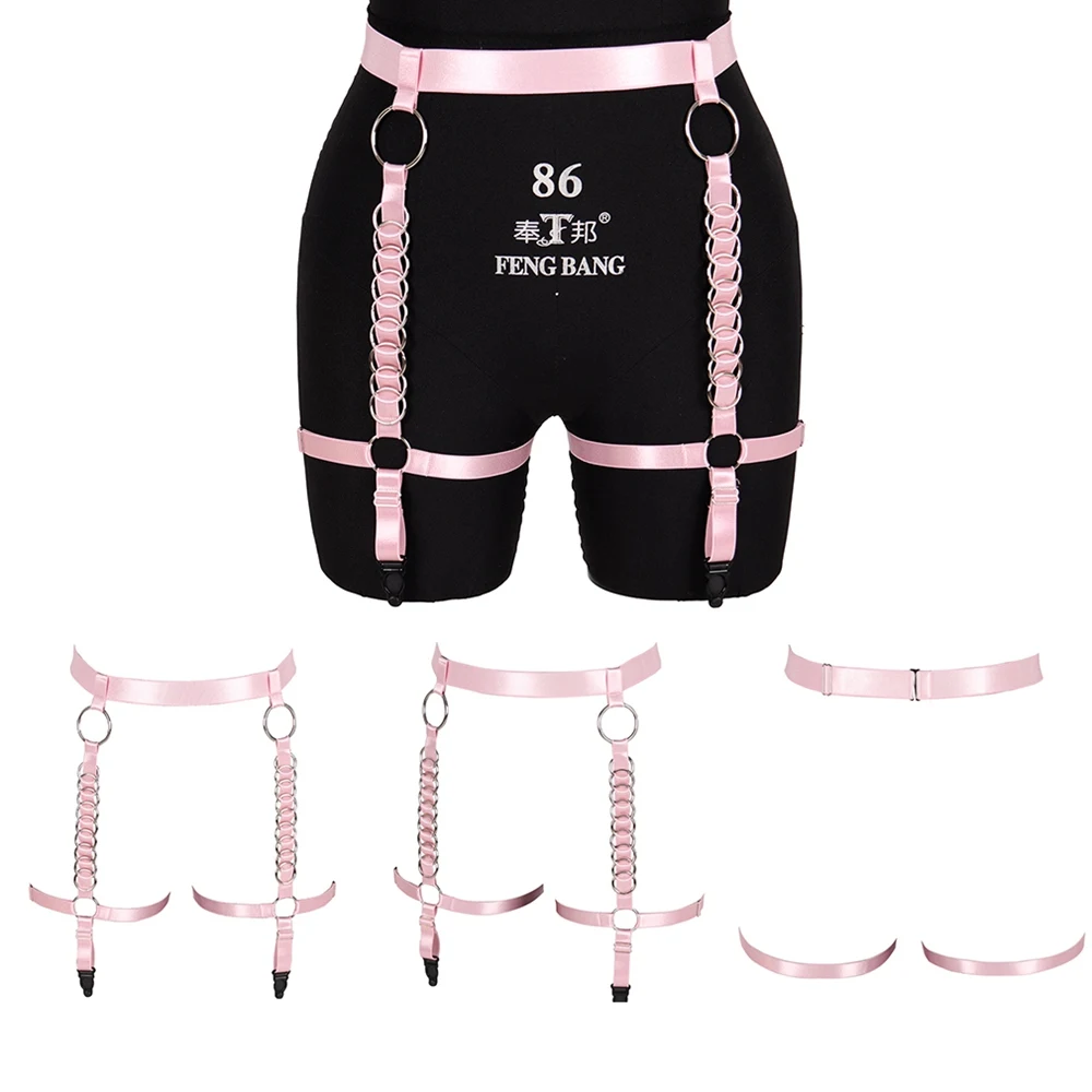 Ceinture d'épée érotique Punk gothique pour femmes, Bondage doux, bandes de cuisses, jarretelles, Lingerie Sexy Bdsm, harnais corporel, accessoires de mode