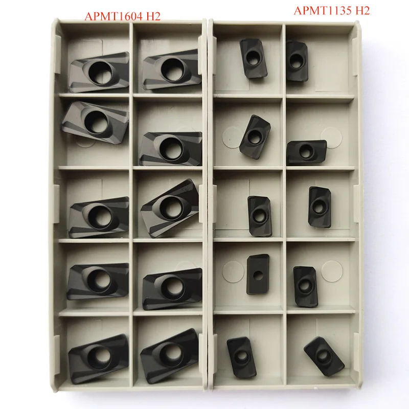 10pcs APMT1135 APMT1604 H2 M2 RPMT1204 RPMW1003 WNMU080608EN Carbide Inserts SEKT1204 Milling Cutter Lathe Plate for Cast Iron