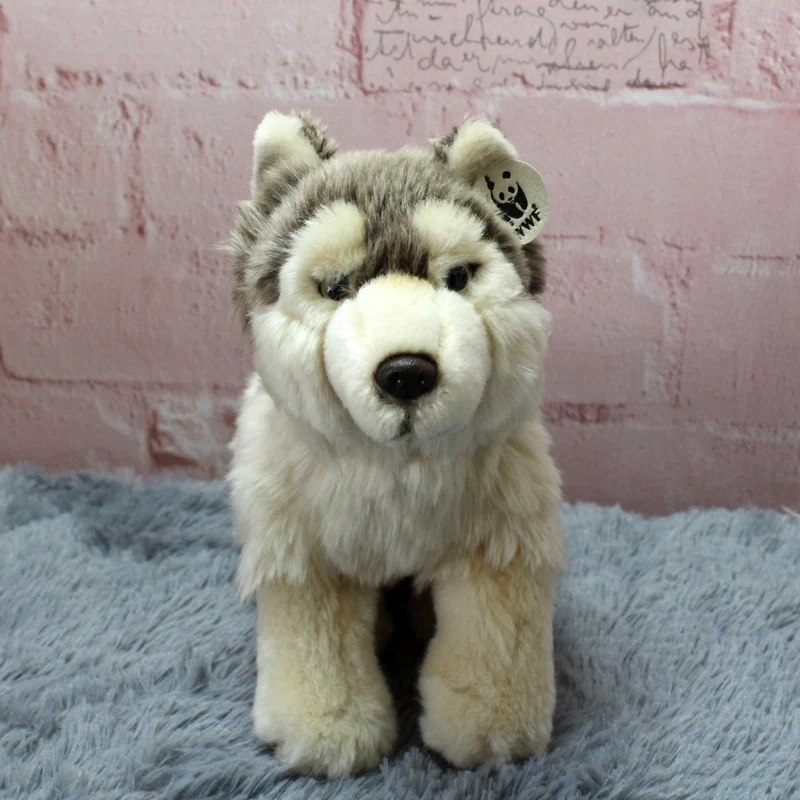 Simulation Wolf Dog Husky Puppy Plush Toy Stuffed Animals Doll Baby Kids Boy Girl children Birthday Gift Home Decoration Crafts