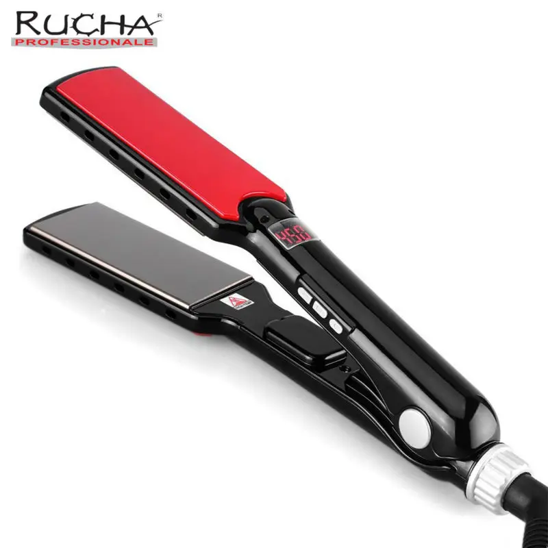 High Temperature Hair Flat Iron 470℉ Brazilian Keratin Treatment Straightening Iron MCH Titanium Splint Salon Hair Styling Tools