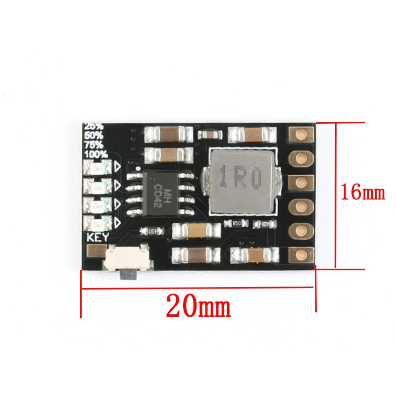 MH-CD42 DC 5V 2.1A Mobile Power scheda fai da te 4.2V carica/scarica (boost)/protezione batteria/modulo indicatore 3.7V litio 18650