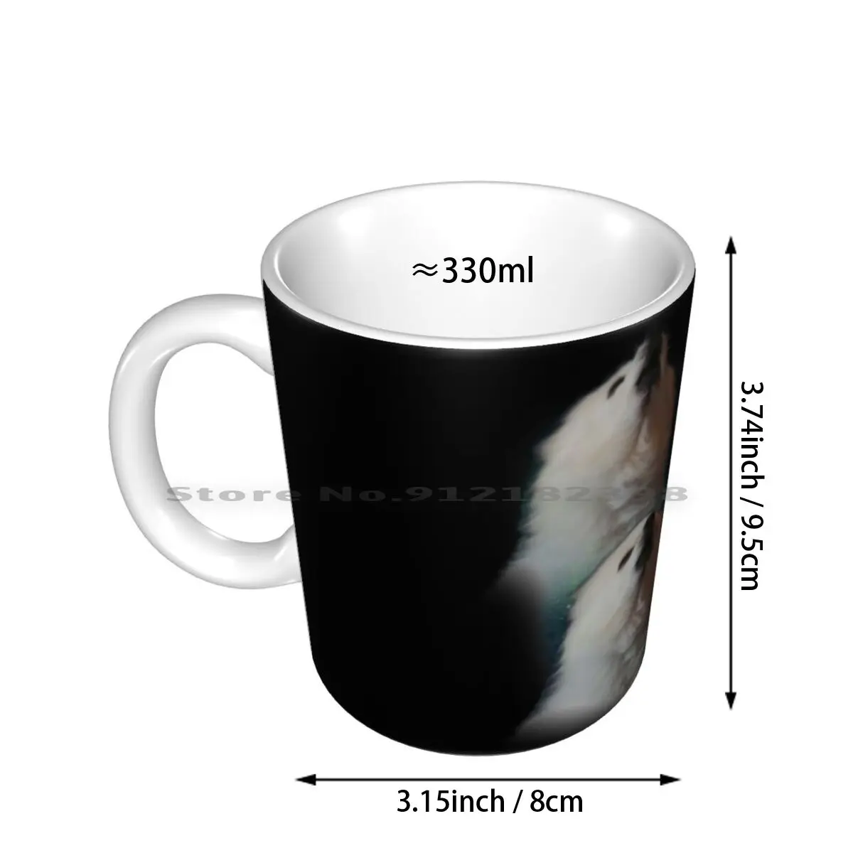 Gabe The Dog - Three Gabe Moon Ceramic Mugs Coffee Cups Milk Tea Mug Gabe Gabe The Dog Doge Dogger Three Creative Trending