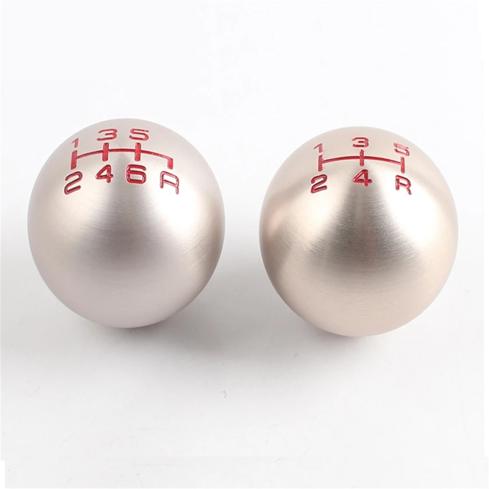 Aluminum 5 6 Speed Ball Shape Gear Shift Knob M10*1.5 Fit For 2022 Honda Civic City FD2 FN2 EP3 typeR DC2 DC5 AP1 AP2 S2000 F20C