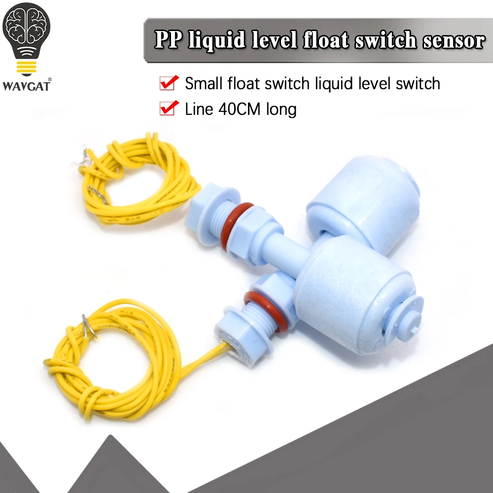 1PCS 52mm PP Liquid Water Level Sensor Horizontal Float Switch Down