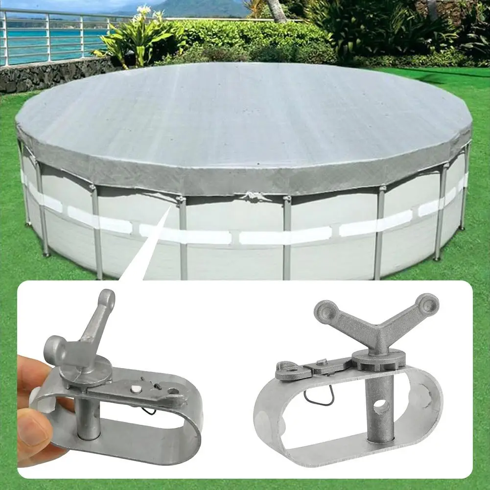 Swimming Pool Cover Winch Aluminum Constructed Winch Pool Cap Winch Pool Winter Cap Wire Tensioner Aluminum Alloy Tensioner