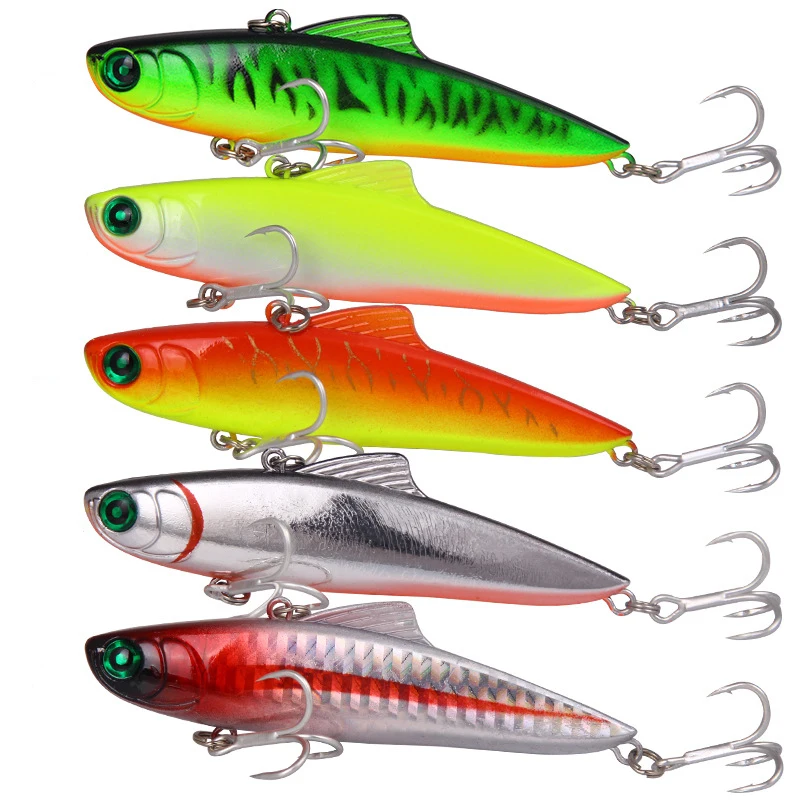 1 stks VIB Kunstaas 8.5 cm 21g Laser Lange Casting Rattlin Wobblers Winter Ijs Hard Crankbait Trillingen Pesca Pike Karper Visgerei