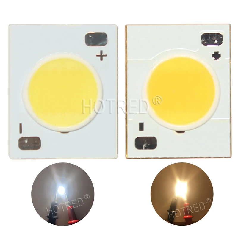 COB LED chip light-emitting Diode Epistar 1215 1313 1919 Integrated SMD 3W 7W 20W  Light Bead for Bulb Ceiling spotlight DIY