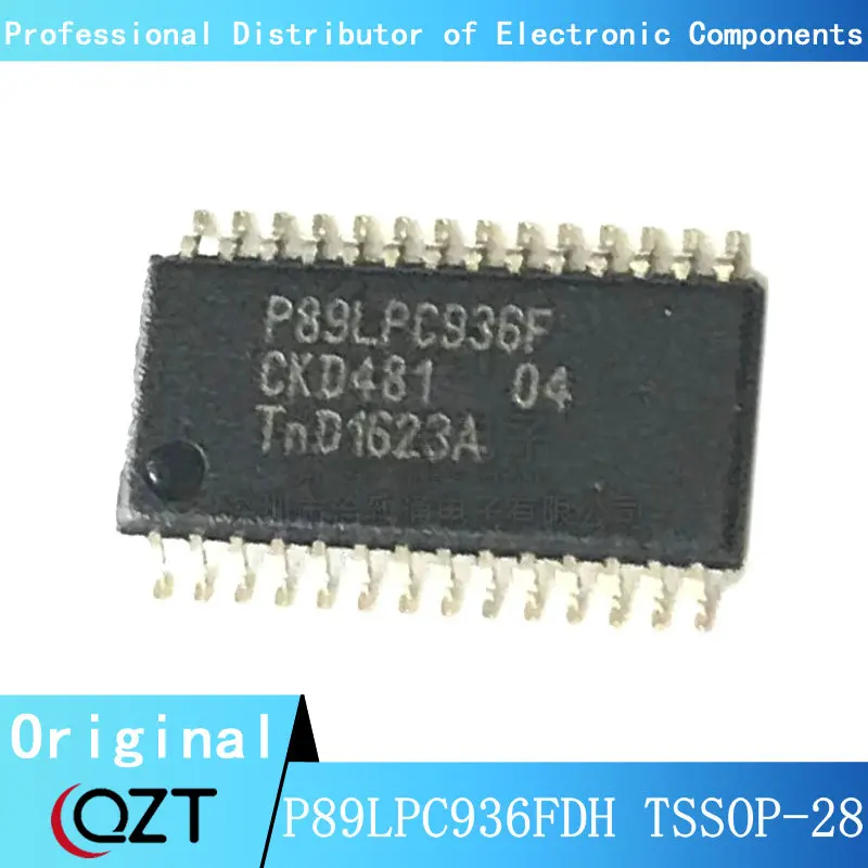 10 pcs/lot P89LPC936FDH TSSOP P89LPC936 P89LPC936F TSSOP-28 puce Nouveau spot