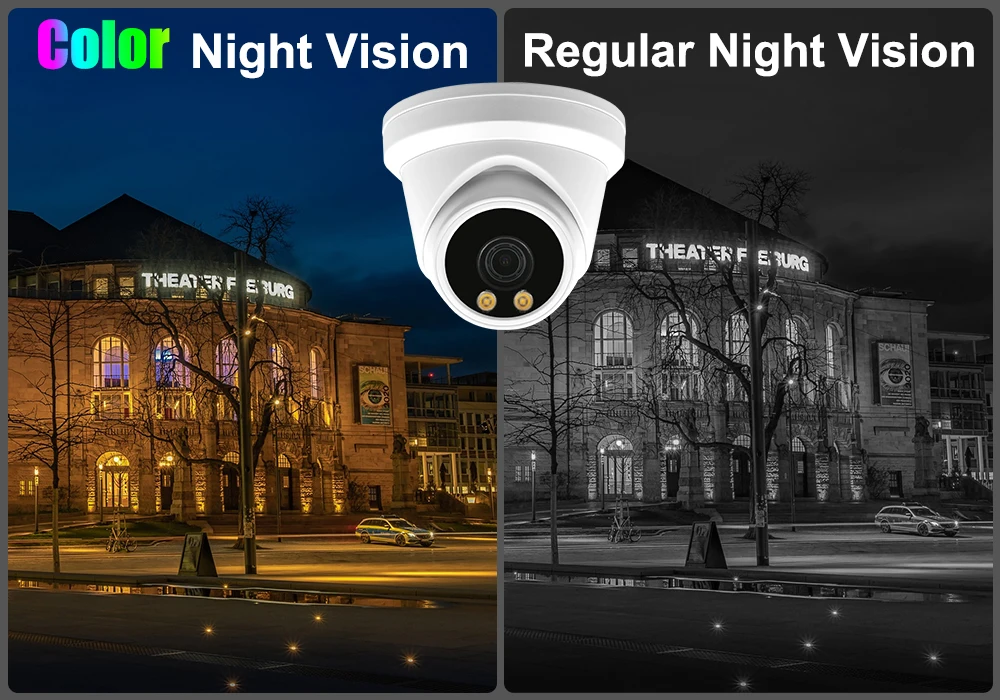 Anpviz 8MP ColorVu IP-камера Starlight POE Turret Super Night Vision 30m Audio IP66 2,8 мм объектив Danale Remote View CCTV   Открытый