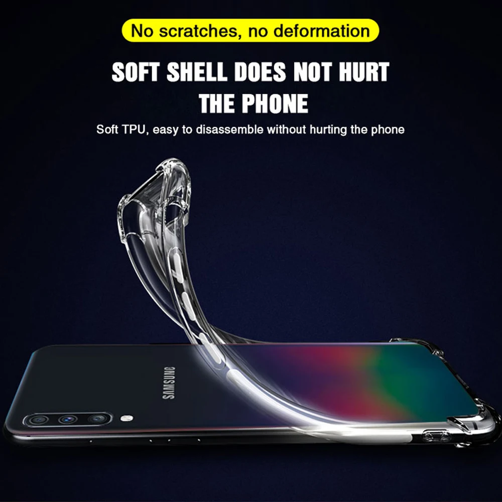 shockproof case on for samsung galaxy s20 ultra s10e s10 lite s9 s8 plus bumper mobile phone accessories silicone fitted cases image 2