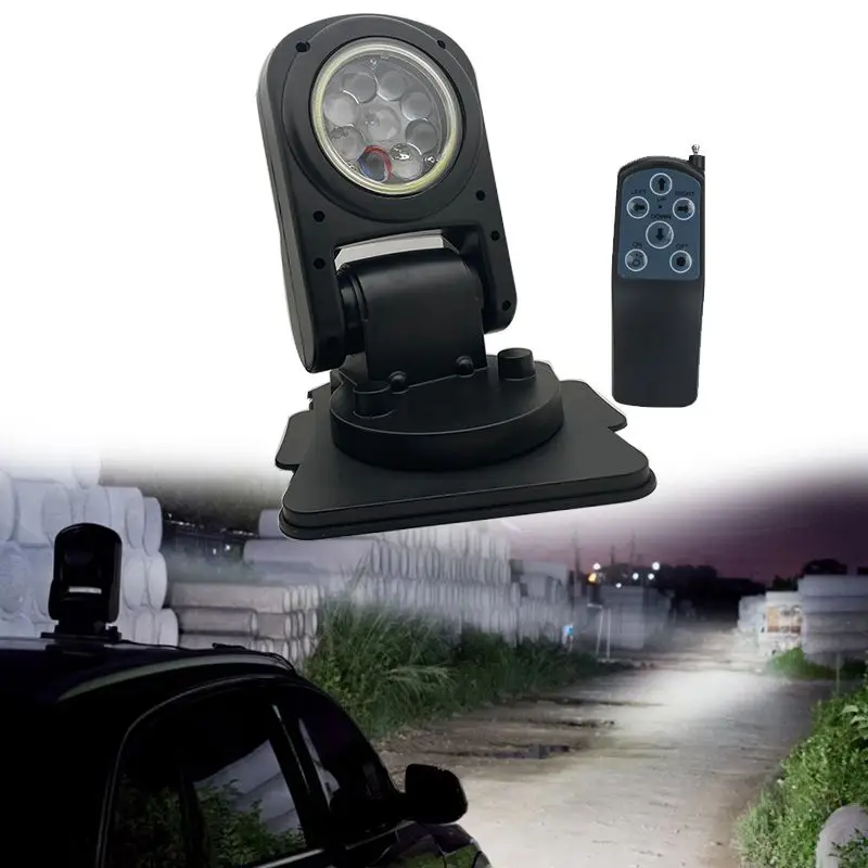 

12V 24V 45W 6000Kn Searchlight with Wireless Remote Control Searching Light for Off Road ATV SUV Trucks Boats