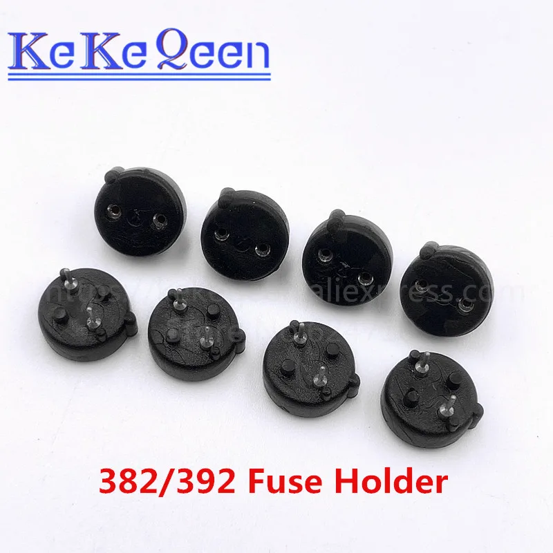 200pcs/lot Free Shipping Round Socket TR5 382 Red Circle TE5 392 Square Fuse LCD Fuse Holder Fuse Socket New and Original