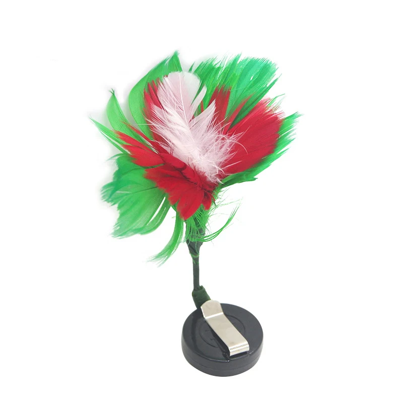 Feather Flower Disappearing Magic Tricks Close-Up Street Stage Magic Props Illusions Gimmick Accessories Comedy