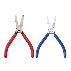 Carbon Steel Jewelry Pliers Tools Flat Nose Pliers with Snipe Covers for jewelry DIY making Tool Equipments 142x98x10mm F80