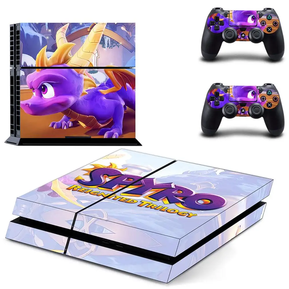 Spyro PS4 Stickers Skin Decal Cover For PS4 Console & Controller Skins Vinyl