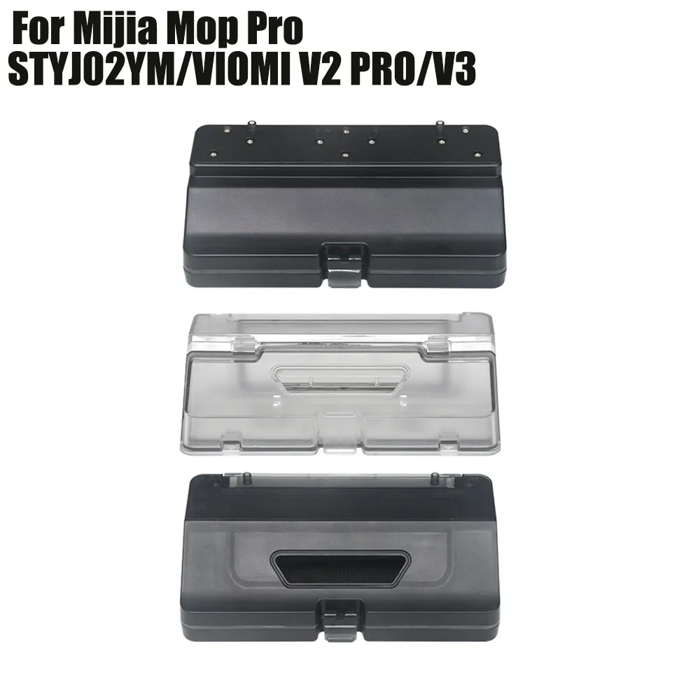 For Xiaomi Mijia Mop Pro STYTJ02YM/VIOMI V2 PRO/V3 Robot Vacuum Cleaner Water Tank Dust Box 2 in 1 Dustbox+Watertank Parts